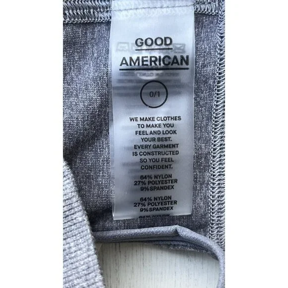 Good American Size 0/1 Maternity Seamless Nursing Bra XS/S Heather Grey - Picture 5 of 13